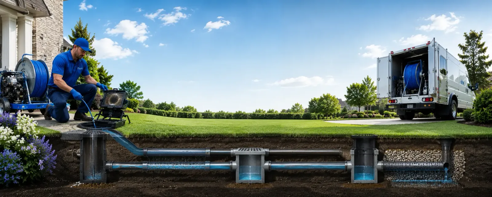 Outdoor drain cleaning information for Laingsburg, MI